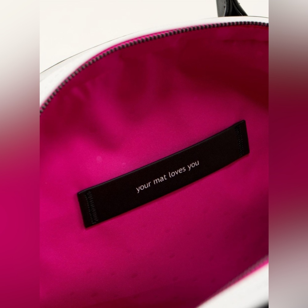 SOLD Lululemon “Sweat Once a Day” Leather Tote - Picture 3 of 16